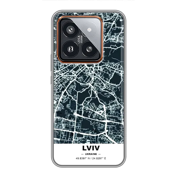 Чохол з принтом «Львів» для Xiaomi 14 Pro
