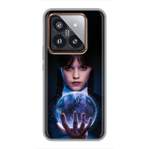 Чехол с дизайном Венздей 2 на Xiaomi 14 Pro (Магическая сфера Уэнздей)