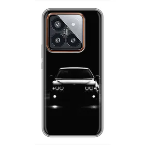 Чохол для Ксяомі 14 Про - з принтом БМВ (AlphaPrint) (Машина BMW)