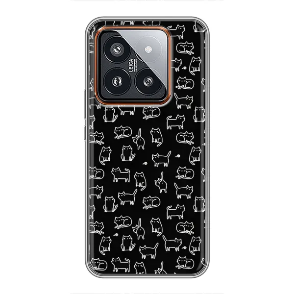 Чохол з принтом «Маленькі котики» для Xiaomi 14 Pro Чохол з принтом «Маленькі котики» для Xiaomi 14 Pro