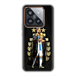 Чохли для Xiaomi 14 Pro (Leo чемпіон) (AlphaPrint) (Мессі Король)