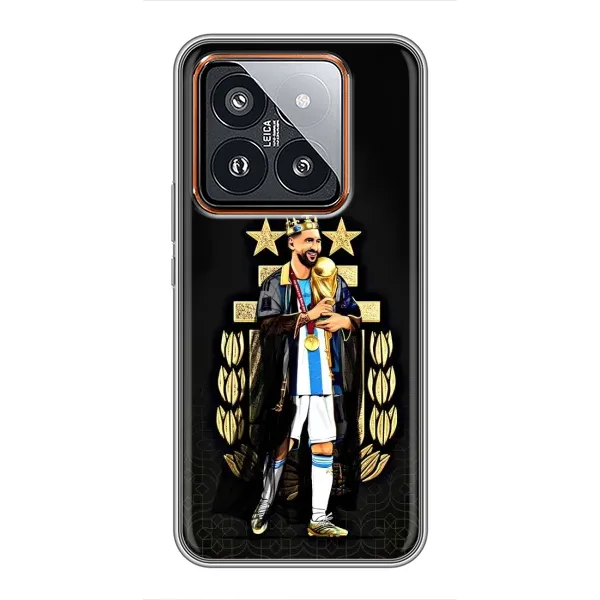 Чохол з принтом «Мессі Король» для Xiaomi 14 Pro Чохол з принтом «Мессі Король» для Xiaomi 14 Pro