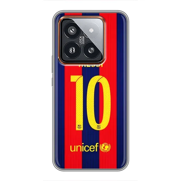 Чохол з принтом «Messi Barca 10» для Xiaomi 14 Pro