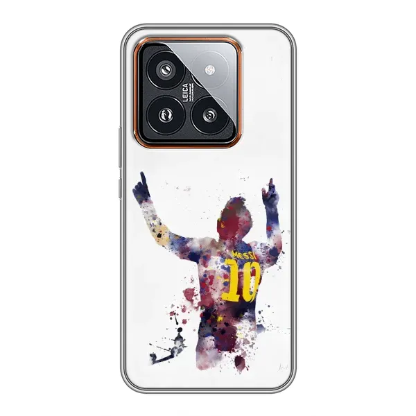 Чохол з принтом «Messi Barca» для Xiaomi 14 Pro