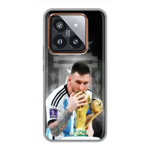 Чохли для Xiaomi 14 Pro (Leo чемпіон) (AlphaPrint) (Мессі Чемпіон)