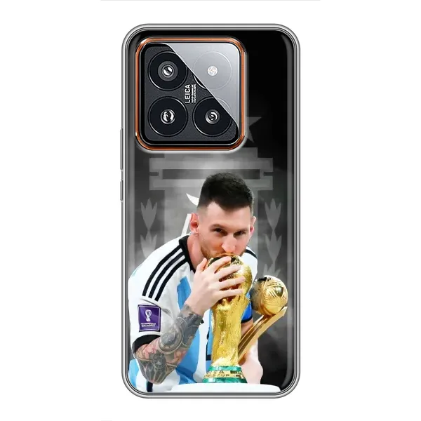 Чохол з принтом «Мессі Чемпіон» для Xiaomi 14 Pro Чохол з принтом «Мессі Чемпіон» для Xiaomi 14 Pro