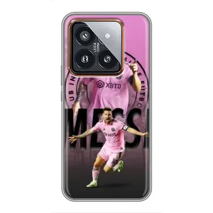 Чохли для Ксяомі 14 Про - Лео Мессі Маямі (Messi Miami)