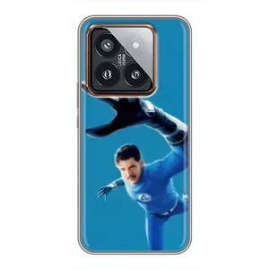Чехол с принтом Фантастическая четверка для Xiaomi 14 Pro (Мистер Фантастик супергерой)