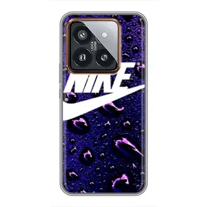 Чехол для Xiaomi 14 Pro - с принтом Найк (AlphaPrint) (Найк принт)