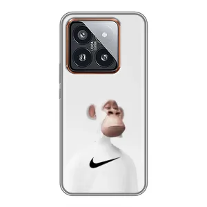 Чехлы с Обезьянами NFT для Xiaomi 14 Pro (AlphaPrint) (обезьяна NFT Nike)