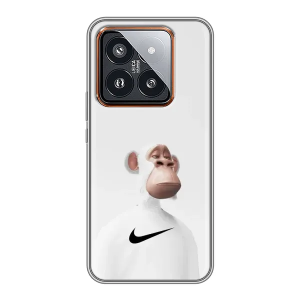 Чохол з принтом «мавпа NFT Nike» для Xiaomi 14 Pro Чохол з принтом «мавпа NFT Nike» для Xiaomi 14 Pro