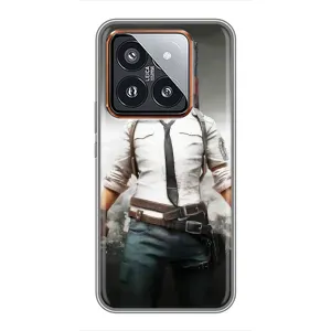 Чехол PUBG для Сяоми 14 Про (AlphaPrint)
