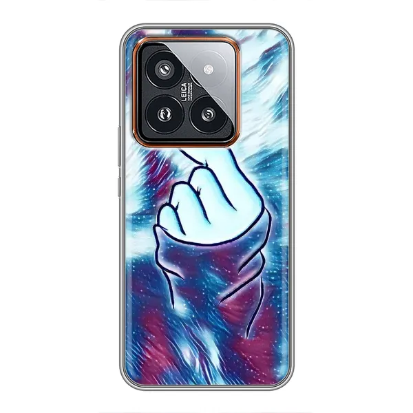 Чехол с принтом «Радужное сердце» для Xiaomi 14 Pro Чехол с принтом «Радужное сердце» для Xiaomi 14 Pro