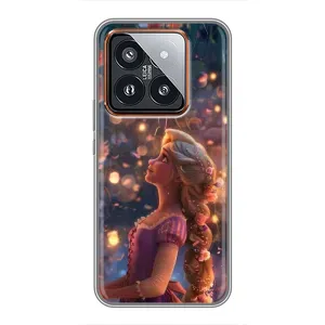 Чехол Рапунцель для Xiaomi 14 Pro (Рапунцель фонарики)