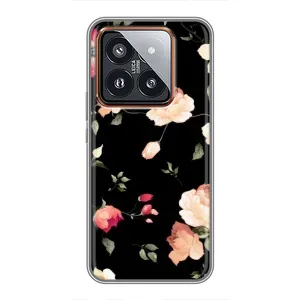 Чехлы с Цветами для Xiaomi 14 Pro (VPrint) (Розочки)