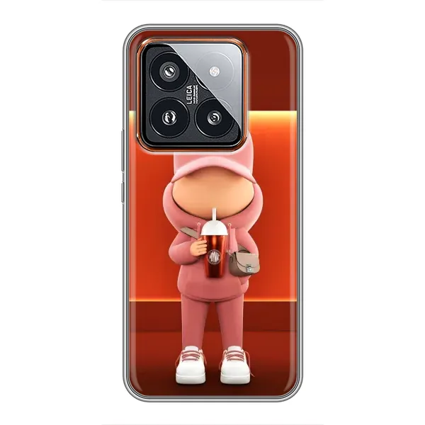 Чохол з принтом «З Кавою» для Xiaomi 14 Pro Чохол з принтом «З Кавою» для Xiaomi 14 Pro