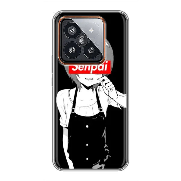 Чохол з принтом «Senpai» для Xiaomi 14 Pro Чохол з принтом «Senpai» для Xiaomi 14 Pro