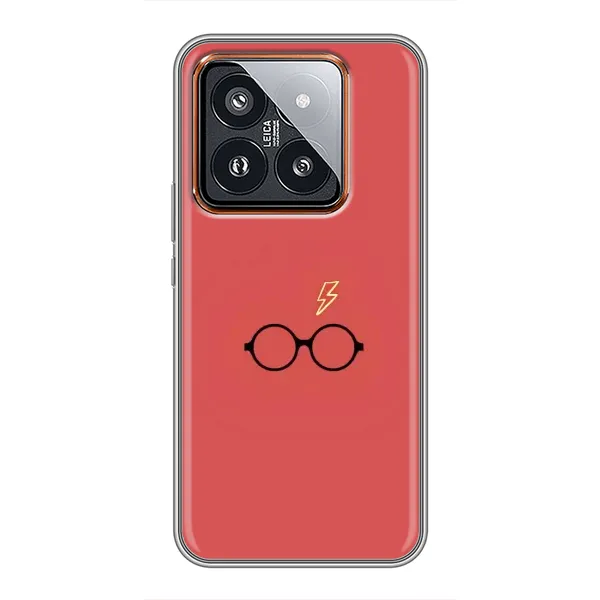 Чохол з принтом «шрам та окуляри» для Xiaomi 14 Pro Чохол з принтом «шрам та окуляри» для Xiaomi 14 Pro
