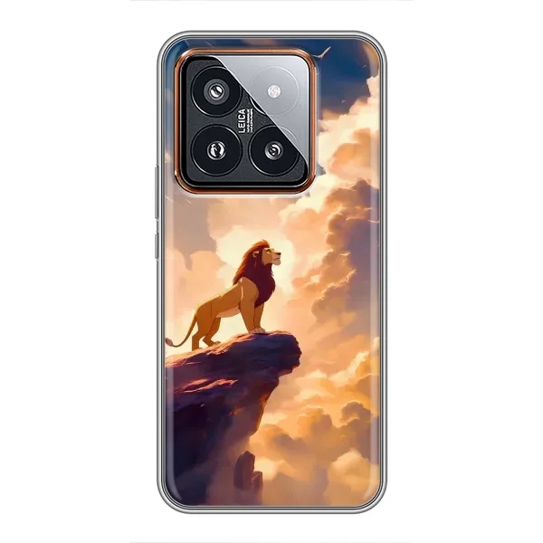 Чехол с принтом «Симба на скале» для Xiaomi 14 Pro Чехол с принтом «Симба на скале» для Xiaomi 14 Pro
