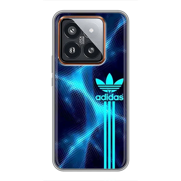 Чохол з принтом «Синій Адідас» для Xiaomi 14 Pro Чохол з принтом «Синій Адідас» для Xiaomi 14 Pro