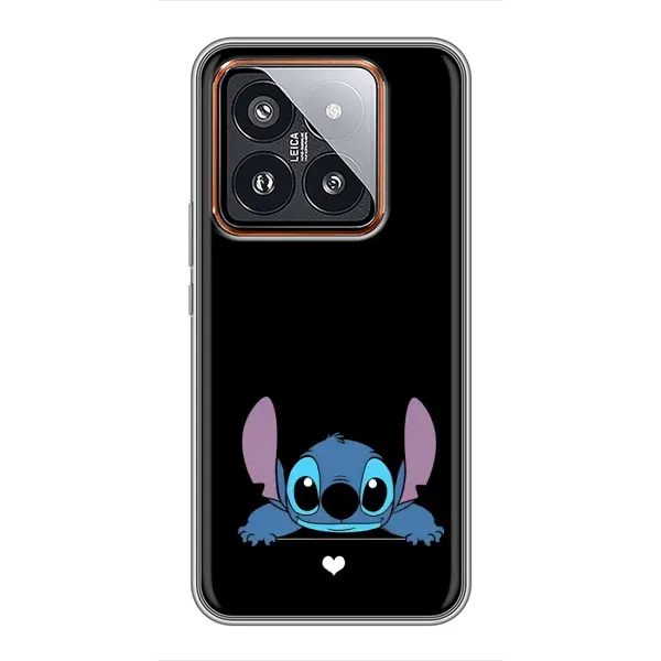 Чехол с принтом «Стич на черном» для Xiaomi 14 Pro Чехол с принтом «Стич на черном» для Xiaomi 14 Pro