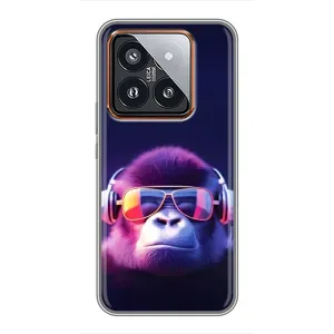 Чохол з принтом «Стильна мавпа» для Xiaomi 14 Pro