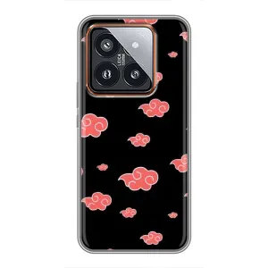 Чохол з принтом «Хмарки Аніме» для Xiaomi 14 Pro