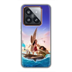 Чехол с мультфильмом Моана Xiaomi 14 Pro (Команда Ваяна Мауи)
