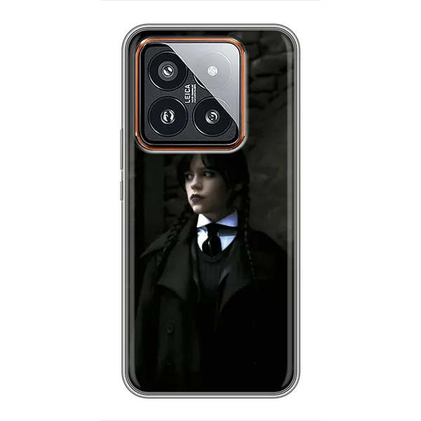 Чехол с принтом «Темный стиль Уэнздей» для Xiaomi 14 Pro