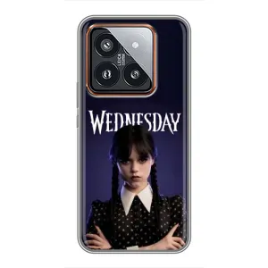 Чехлы Венсдей на Xiaomi 14 Pro Уэнсдей (AlphaPrint) (Wednesday)