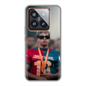 Чохол з футболістом Ламін Ямаль Xiaomi 14 Pro (Ямаль Барса)