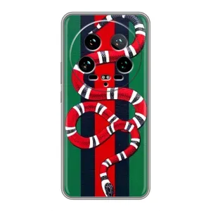 Чехлы ГУЧЧИ для 14 Ультра (AlphaPrint) (Gucci змия)