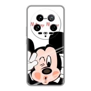 Эксклюзивный чехол для Xiaomi 14 Ultra (AlphaPrint - Мультяшные) (Маус Микки)