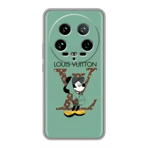 Чехлы Луи Витон для Xiaomi 14 Ultra (AlphaPrint - LOUIS VUITTON) (Микки Маус LV)