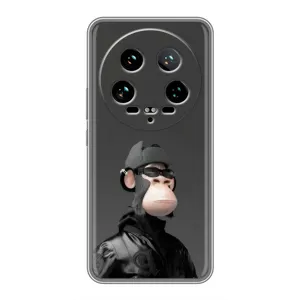 Чехлы с Обезьянами NFT для Xiaomi 14 Ultra (AlphaPrint) (стильная обезьяна NFT)