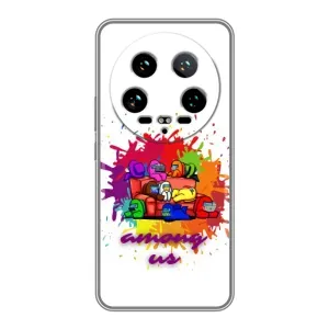 Чохли Амонг Ас для Xiaomi 14 Ultra (AlphaPrint) (Яскравий АмонгАс)