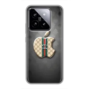 Чехлы ГУЧЧИ для Сяоми 14 (AlphaPrint) (Apple gucci)