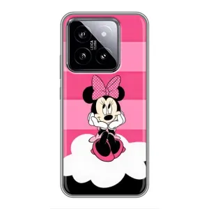 Міккі Маус чохол для Xiaomi 14 (AlphaPrint - Мультяшні) (Дівчинка Maus)