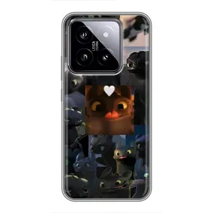 Чохол як приборкати дракона на Xiaomi 14 (Дракон колаж)