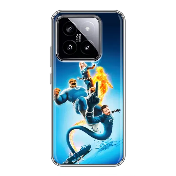 Чохол з принтом «Герої Фантастична Четвірка» для Xiaomi 14 Чохол з принтом «Герої Фантастична Четвірка» для Xiaomi 14