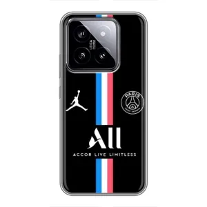 Чехлы PSG для Xiaomi 14 (AlphaPrint) (футболка ПСЖ)