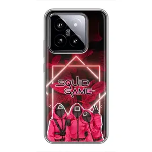 Чохол Гра в кальмара для Xiaomi 14 (Охоронці Гра кальмара)