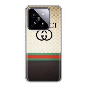Чехлы ГУЧЧИ для Сяоми 14 (AlphaPrint) (GUCCI стиль)