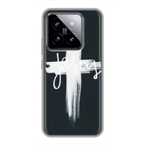 Чехол для Xiaomi 14 (AlphaPrint) - (Христианские) (Иисус)