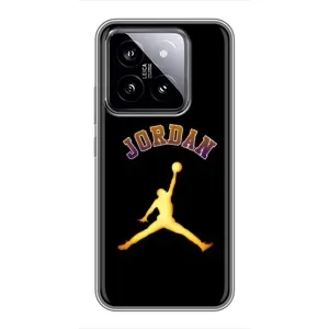 Чехлы для Xiaomi 14 - с картинкой JORDAN (AlphaPrint) (Jordan Gold)