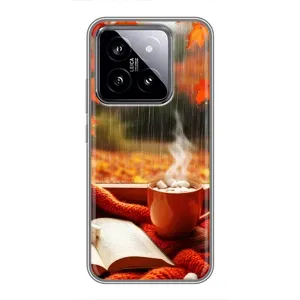 Чехол с принтом «Кофе и дождь» для Xiaomi 14