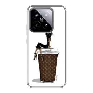 Чохли Луі Вітон для Xiaomi 14 (AlphaPrint - LOUIS VUITTON) (кава LOUIS VUITTON)