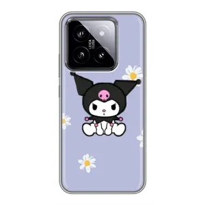 Чохол з кроликом Куромі на Xiaomi 14 (Куромі в квітах)