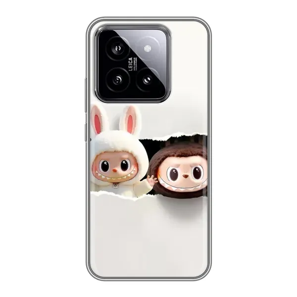 Чохол з принтом «Лабубу» для Xiaomi 14 Чохол з принтом «Лабубу» для Xiaomi 14