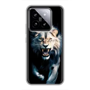 Чехол с принтом «Лев в темноте» для Xiaomi 14